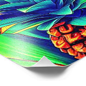 IMPRESSION PHOTO COLORFUL PINEAPPLE  PATTERNS  (Coin)