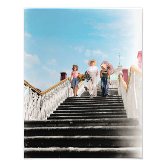 Impression Photo Colorisé - Hollande du Sud, Pays-Bas. Van de Pol