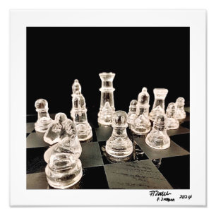 Impression Photo Combat d'échecs