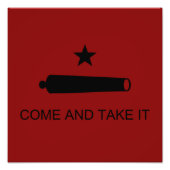 Impression Photo Come & Take It ! Flag de Texas State (Devant)
