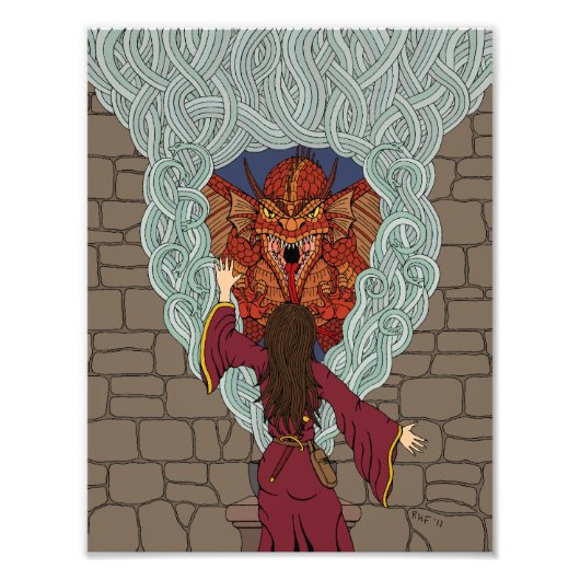 Impression Photo Comjurer le dragon (Devant)