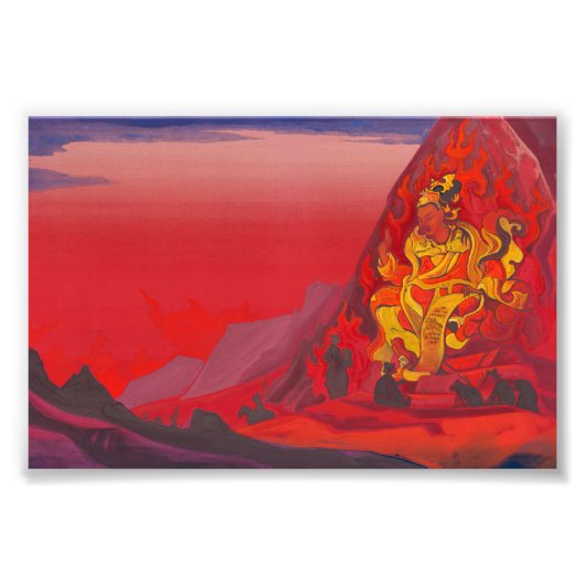 Impression Photo Commandement de Rigden Djapo par Nicholas Roerich (Devant)