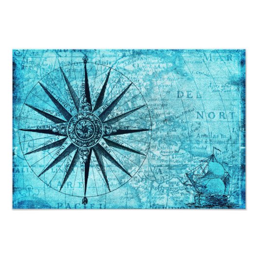 Impression Photo Compas nautique (Devant)