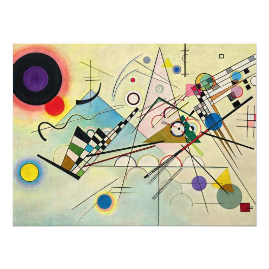 Impression Photo Composition 8 par Wassily Kandinsky (Devant)
