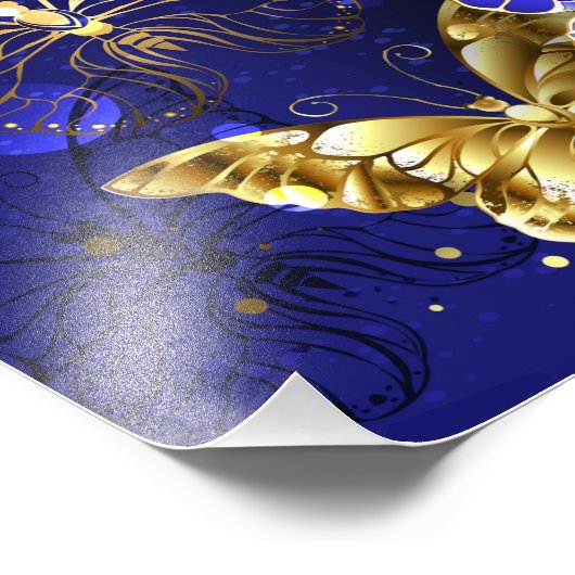 Impression Photo Composition avec papillons Sapphire (Coin)