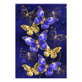 Impression Photo Composition avec papillons Sapphire (Devant)