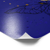 Impression Photo Composition avec papillons Sapphire (Coin)