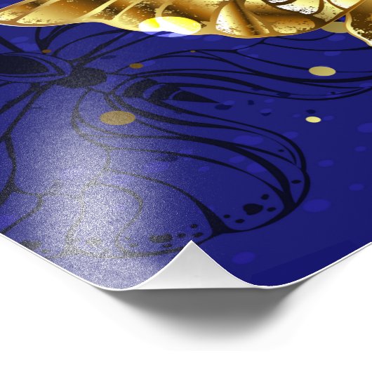 Impression Photo Composition avec papillons Sapphire (Coin)