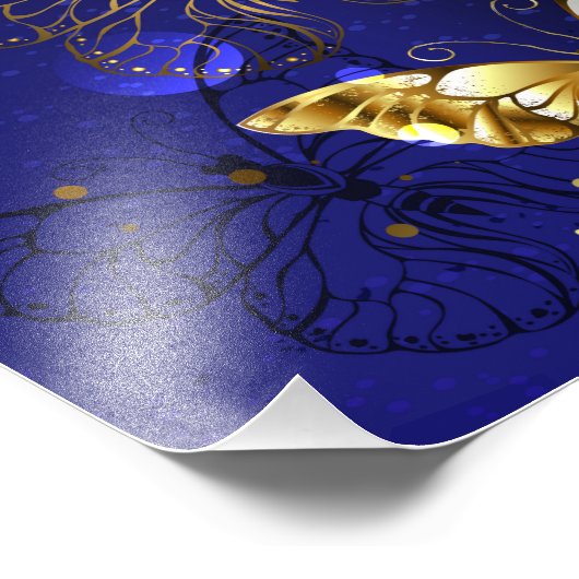 Impression Photo Composition avec papillons Sapphire (Coin)