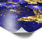 Impression Photo Composition avec papillons Sapphire (Coin)