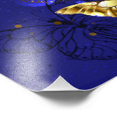 Impression Photo Composition avec papillons Sapphire (Coin)