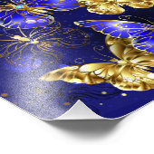 Impression Photo Composition avec papillons Sapphire (Coin)