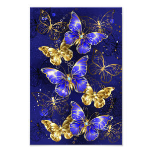 Impression Photo Composition avec papillons Sapphire