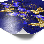 Impression Photo Composition avec papillons Sapphire (Coin)
