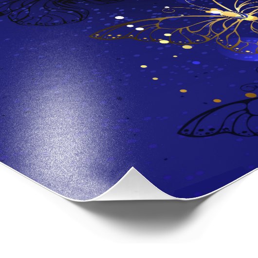 Impression Photo Composition avec papillons Sapphire (Coin)