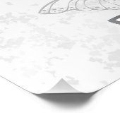 Impression Photo Composition des White and Blue Butterflies (Coin)