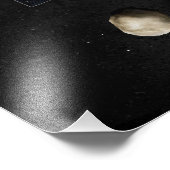 Impression Photo Concept artistique de l'engin spatial Dawn en orbi (Coin)