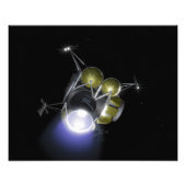 Impression Photo Concept de décollage d'un équipage (Devant)