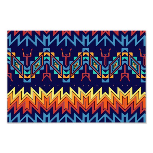 Impression Photo Conception abstraite de la conception tribale (Devant)