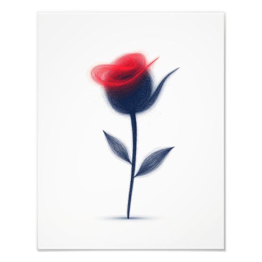 Impression Photo Conception Abstraite des fleurs (Devant)