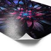 Impression Photo Conception Abstraite des fleurs fractales. (Coin)