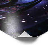 Impression Photo Conception Abstraite des fleurs fractales. (Coin)