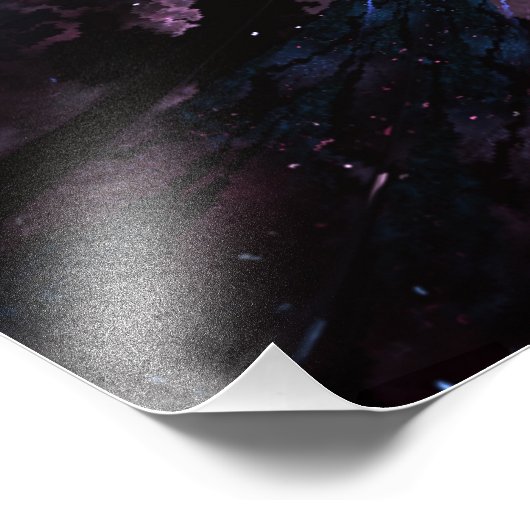 Impression Photo Conception Abstraite des fleurs fractales. (Coin)