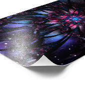 Impression Photo Conception Abstraite des fleurs fractales. (Coin)