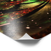 Impression Photo Conception de fleur fractale abstraite. (Coin)