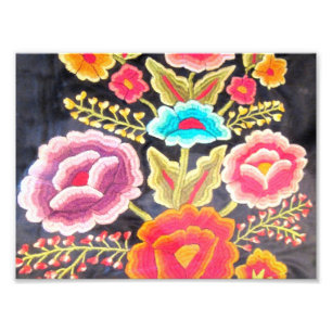 Impression Photo Conception mexicaine de broderie
