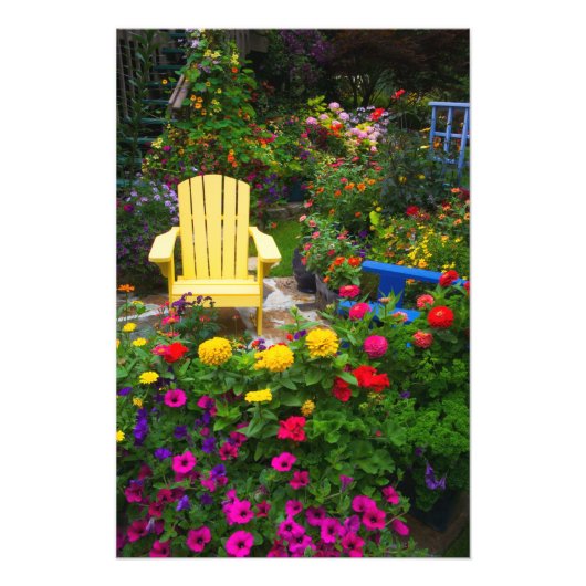 Impression Photo Conceptions de jardin dans notre jardin Sammamish, (Devant)