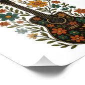 Impression Photo Conceptions Guitare & Fleurs (Coin)