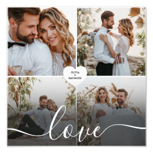Impression Photo Concevez votre propre amour Collage de photos