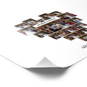 Impression Photo Concevez votre propre coeur d'amour en forme de co (Coin)