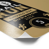 Impression Photo Concours de course de coureur de piste (Coin)