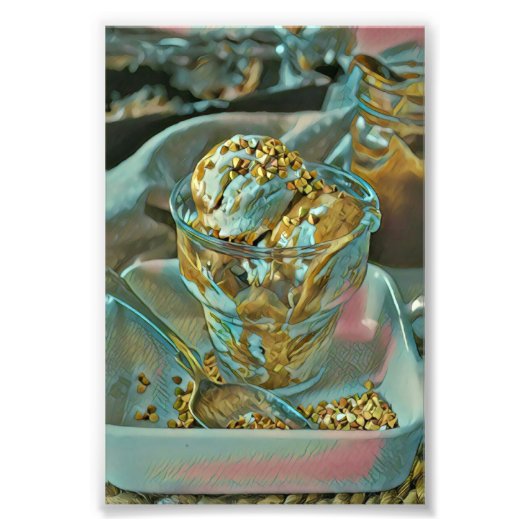 Impression Photo Cône crème glacée d'été (Devant)