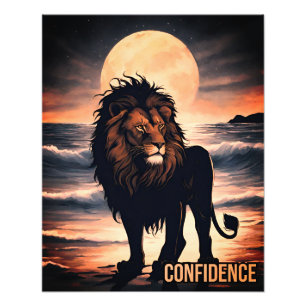 Impression Photo Confiance inspirée des lions océaniques
