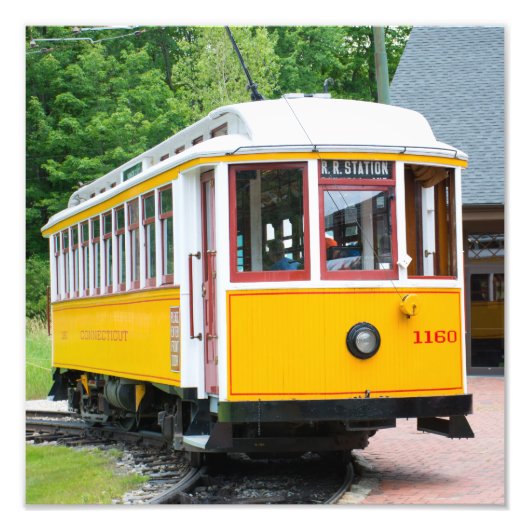 IMPRESSION PHOTO CONNECTICUT 1160 TROLLEY IMPRIMÉ (Devant)