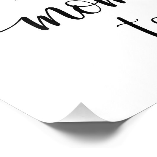 Impression Photo Conseil pour la carte d'affichage Maman à être Bab (Coin)