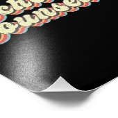 Impression Photo Conseiller scolaire Retro Enseignant (Coin)