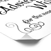 Impression Photo Conseils et souhaits Mariage pour Swils Print (Coin)