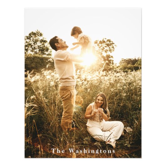 Impression Photo Conservation de la famille personnalisée (Devant)