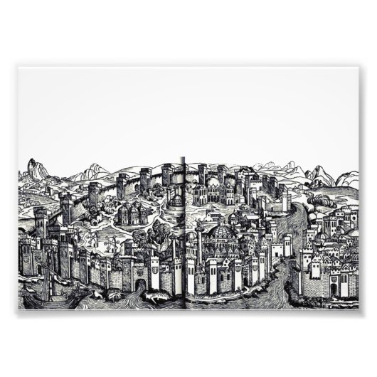 Impression Photo Constantinople capitale de l'Empire romain (Devant)