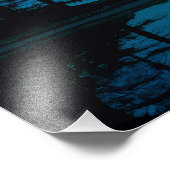 Impression Photo Constellations et aurores, art linéaire minimalist (Coin)