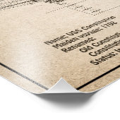 Impression Photo Constitution américaine - Plan directeur des navir (Coin)