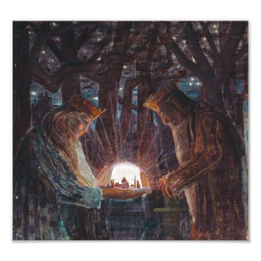 Impression Photo Conte de fées des rois | Mikalojus Ciurlionis | (Devant)