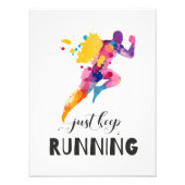 Impression Photo Continuez à utiliser un devis motivationnel pour l (Devant)