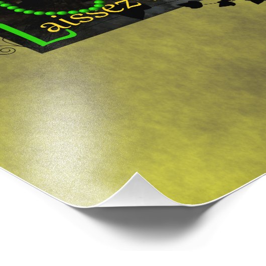 Impression Photo Conversation Noir Mardi Gras (Coin)