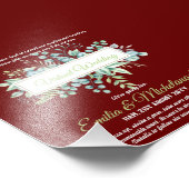 Impression Photo Conversation vidéo Mariage virtuel Invitations en (Coin)