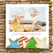 Impression Photo Cookies de Noël colorés Modèle